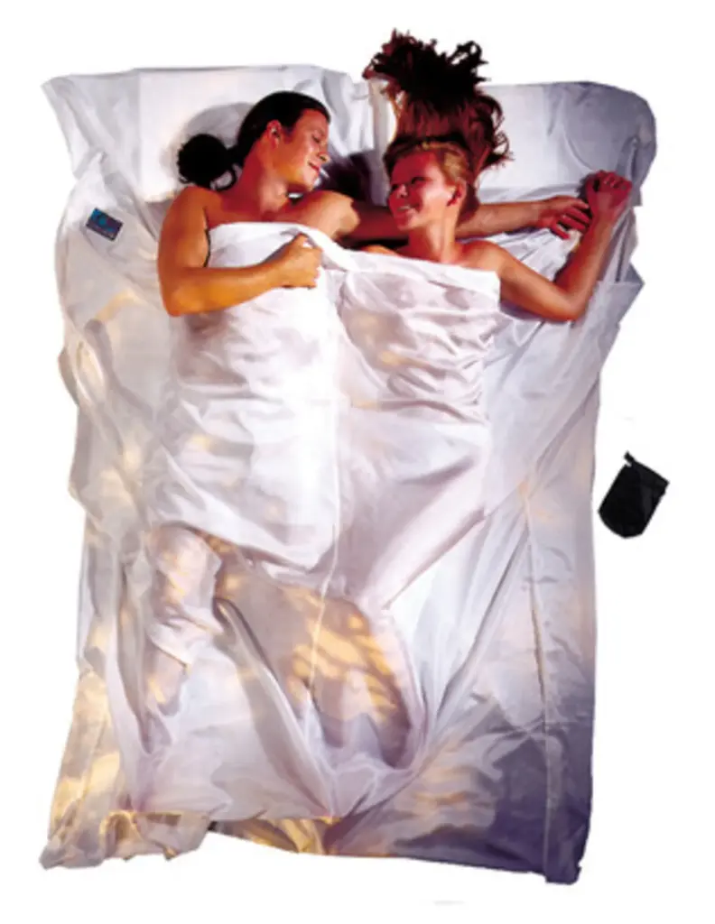 Cocoon Travelsheet Double, 100% Silk Natural