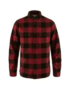 Fjallraven Men’s Övik Heavy Flannel Shirt Zwart