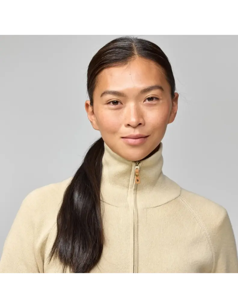 Fjallraven Övik Lite Half Zip Dames Light Beige