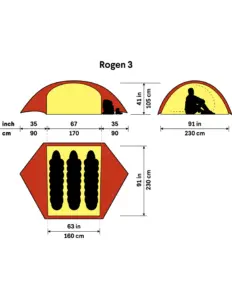 Hilleberg Rogen 3 Groen