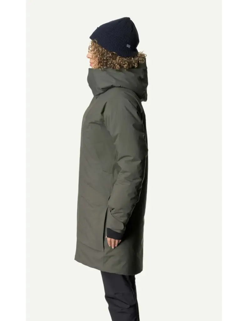 Houdini Fall in Parka Dames Groen