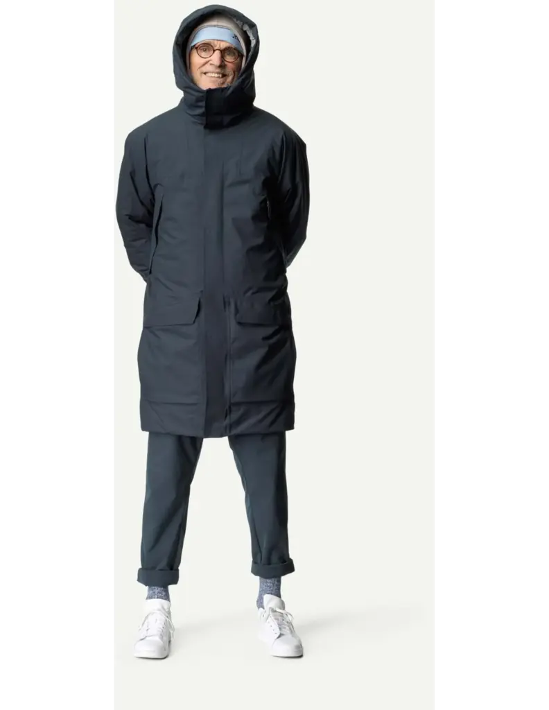 Houdini Fall in Parka Heren Blauw