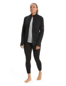 Icebreaker Quantum III LS Zip Women´s Zwart