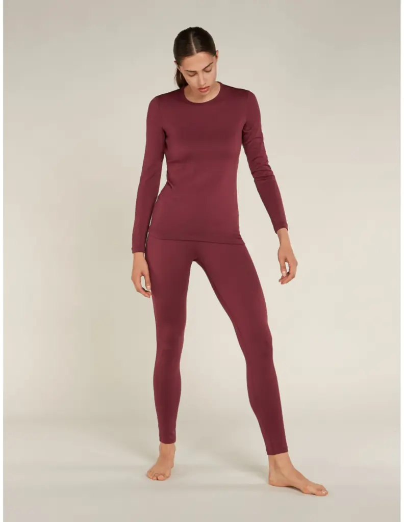 Icebreaker Women’s 260 Tech LS Crewe Thermal Top (Maat – XL, Kleur – )