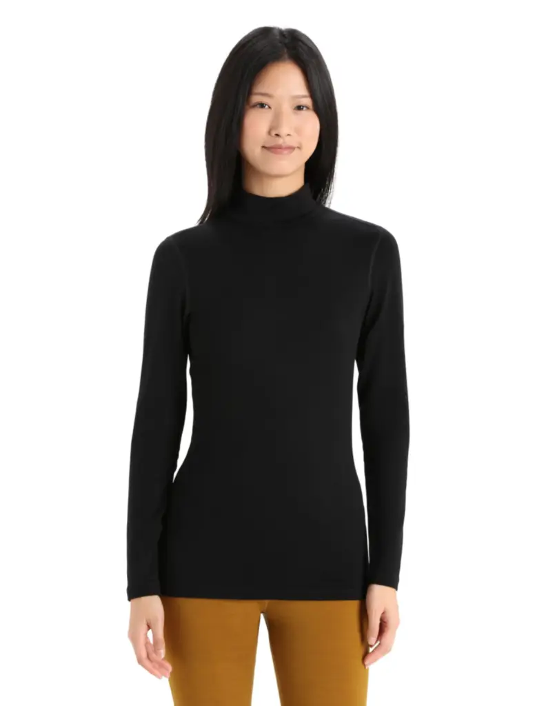Icebreaker Women’s 260 Tech Turtleneck Thermal Top (Maat – L, Kleur – )