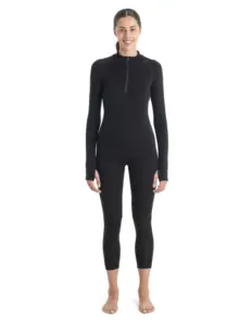 Icebreaker Women’s 300 MerinoFine Polar Half Zip Thermal Top (Maat – M, Kleur – )