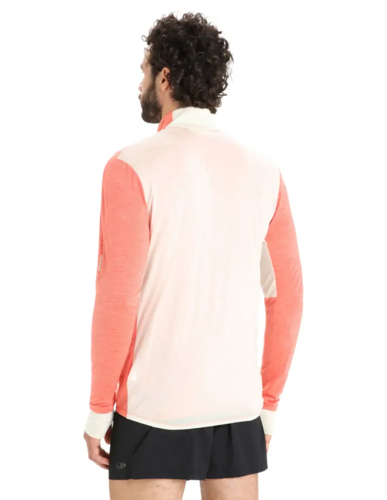 IcebreakerZoneKnit LS Zip Vibrant Earth Heather