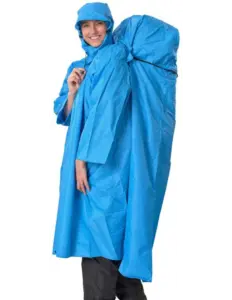 Lowland Backpack Poncho Blauw