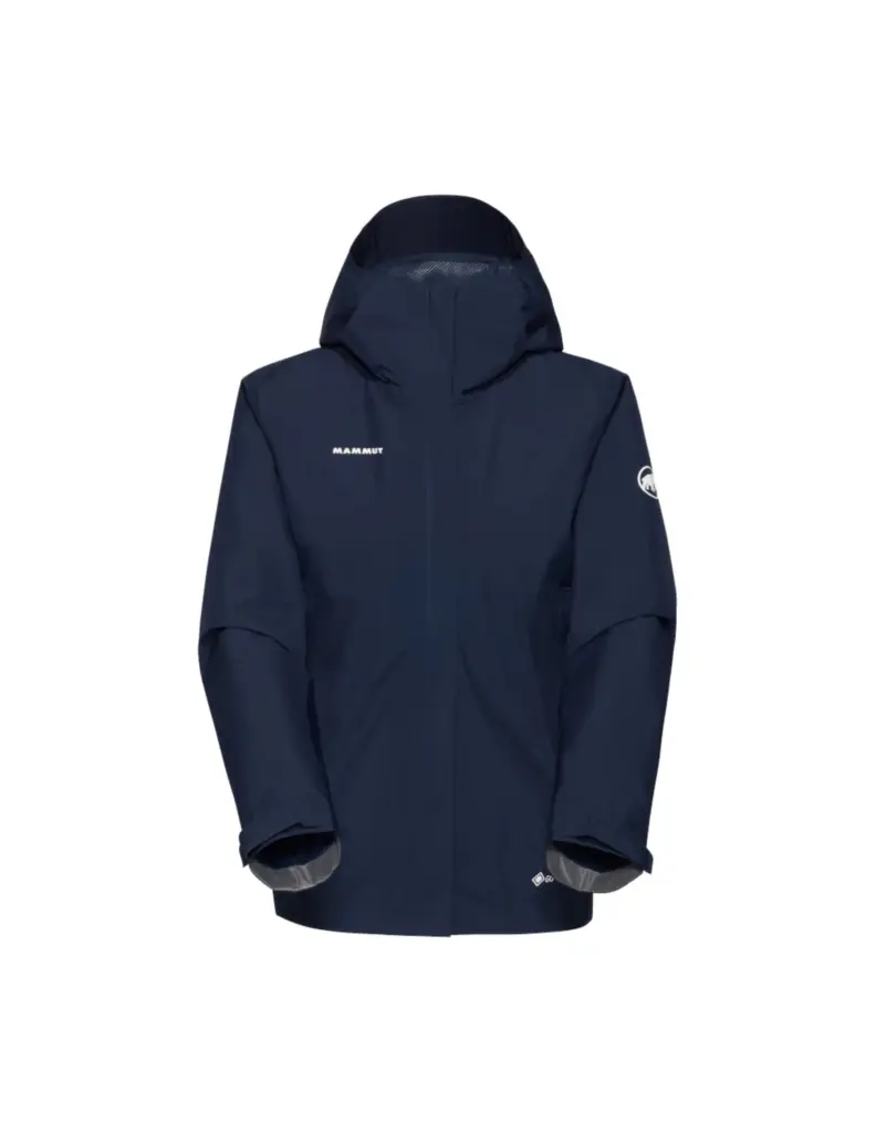 Mammut Treeline Light Hardshell Hooded Jacket Dames Blauw