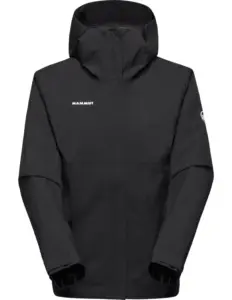 Mammut Treeline Light Hardshell Hooded Jacket Dames Zwart
