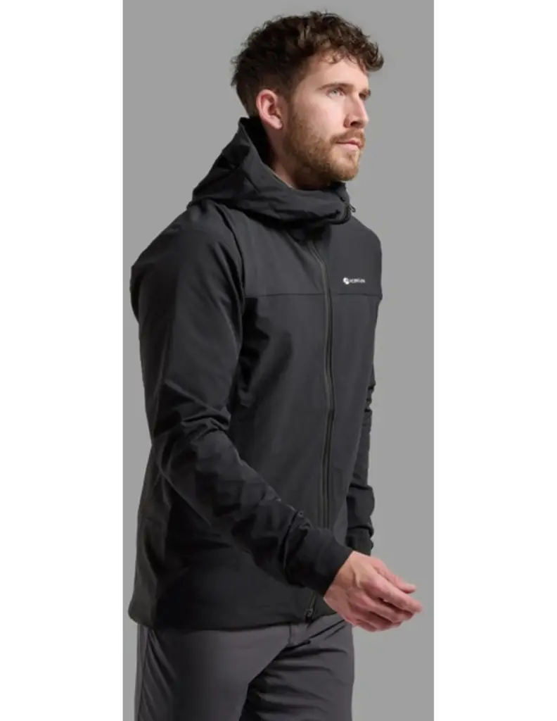Montane Tenacity Hoodie Sofshell Heren Zwart