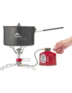 MSRGear Lowdown remote stove adapter