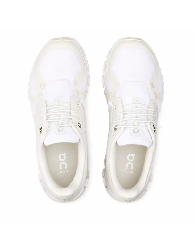 ON Cloud 6 Wide Dames Wit