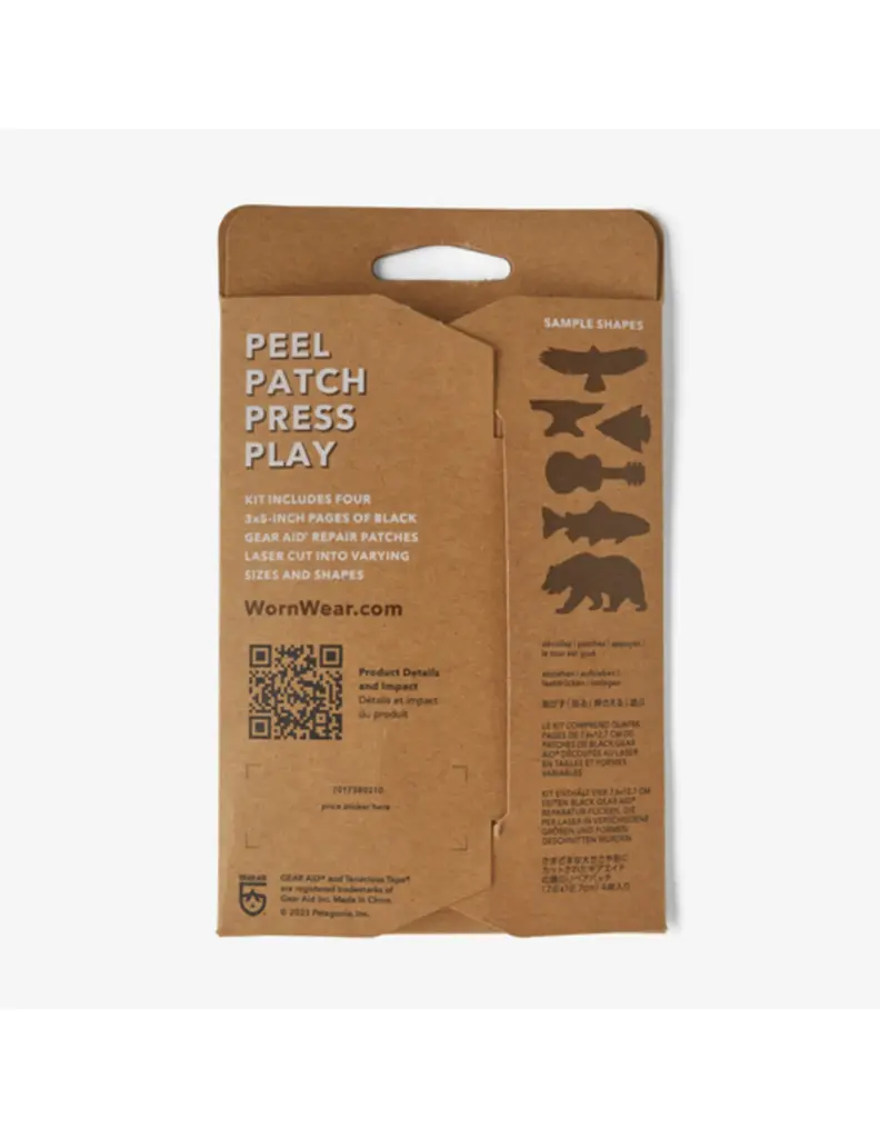 Patagonia Worn Wear Patch Kit Zwart