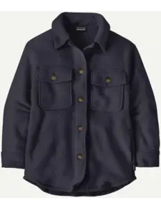 Patagonia W’s Retro Pile Shacket Sunken Blauw