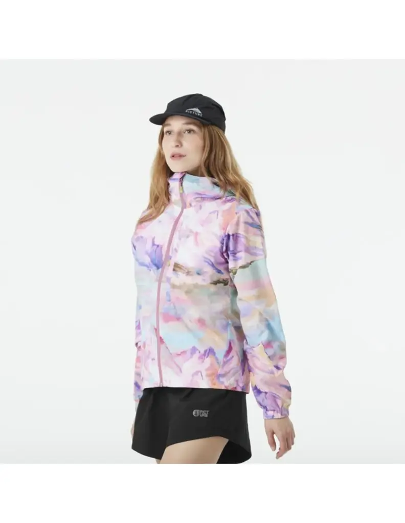 Picture Scale Windproof Printed Jacket Dames Montanea Print