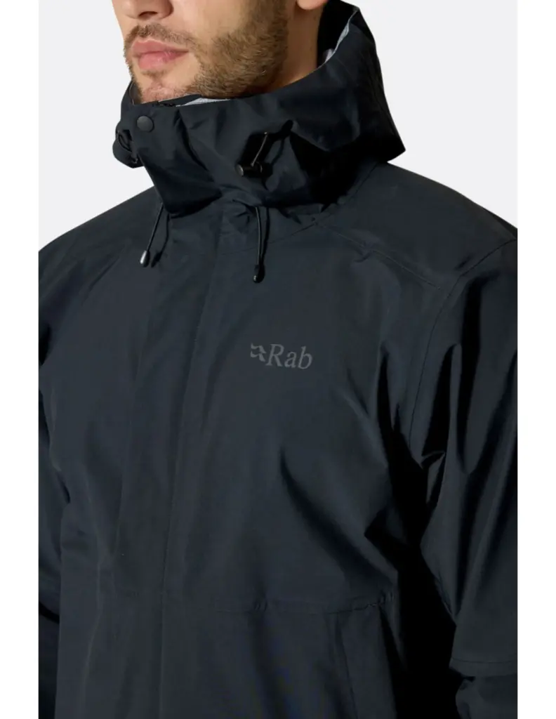 Rab Firewall Waterproof Jacket Heren Zwart