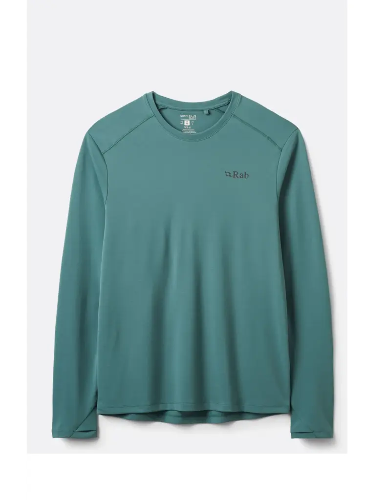 Rab Force LS Tee Heren Sage