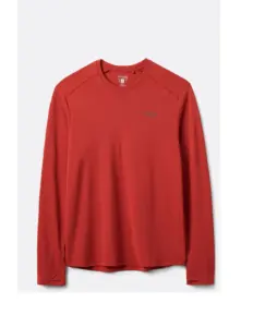 Rab Force LS Tee Heren Rood