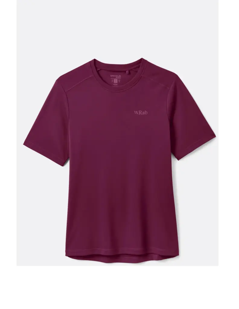 Rab Force Tee Dames Mulberry