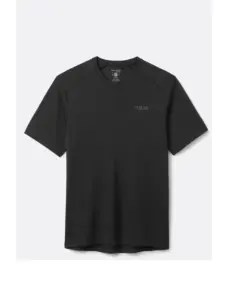 Rab Force Tee Heren Zwart