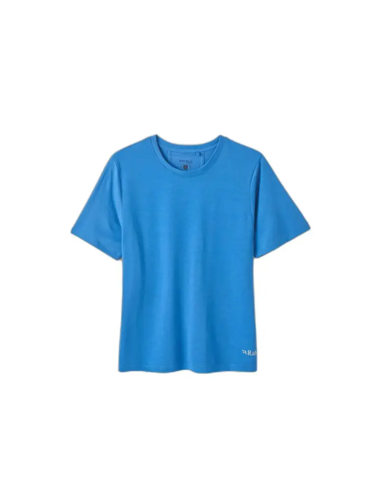 Rab Rivelin Tee Dames Dark Bluebird