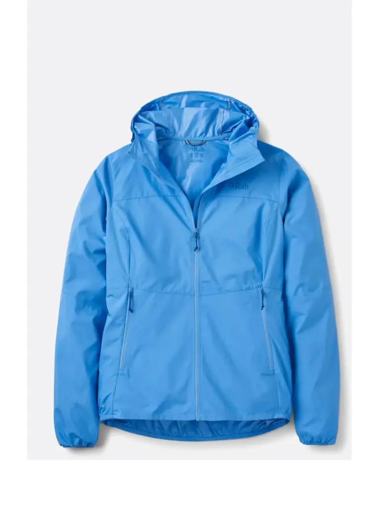 Rab Windgather Hooded Jacket Dames Blubir