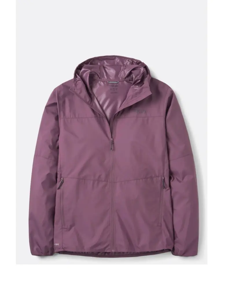 Rab Windgather Hooded Jacket Heren Dark Iris