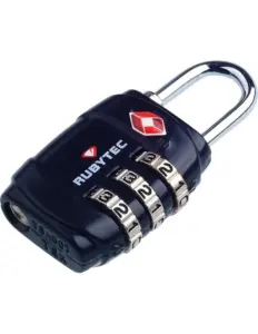 Rubytec Migrator TSA 3 Dial Luggage Lock Zwart