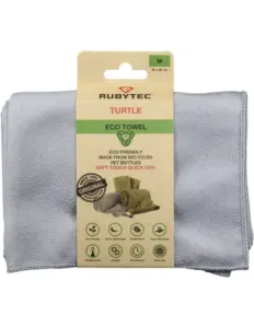 Rubytec Turtle ECO Microvezel Handdoek Grijs