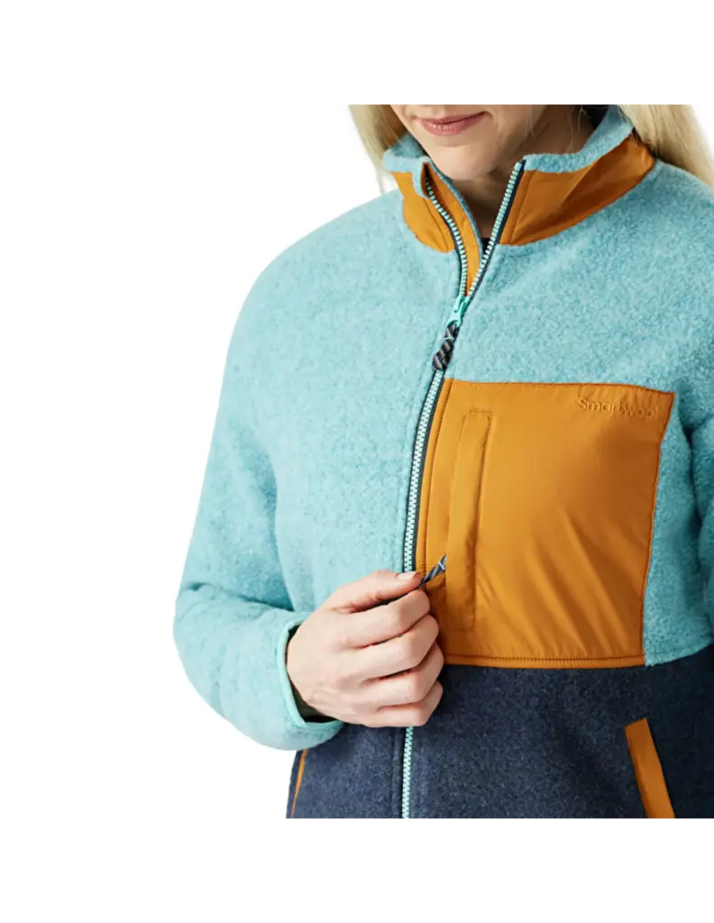 Smartwool 2ND Cut Fleece Jacket Dames Blauw