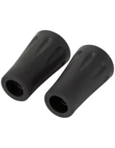 Trekmates Rubber Tip Dopjes 2 Stuks Zwart