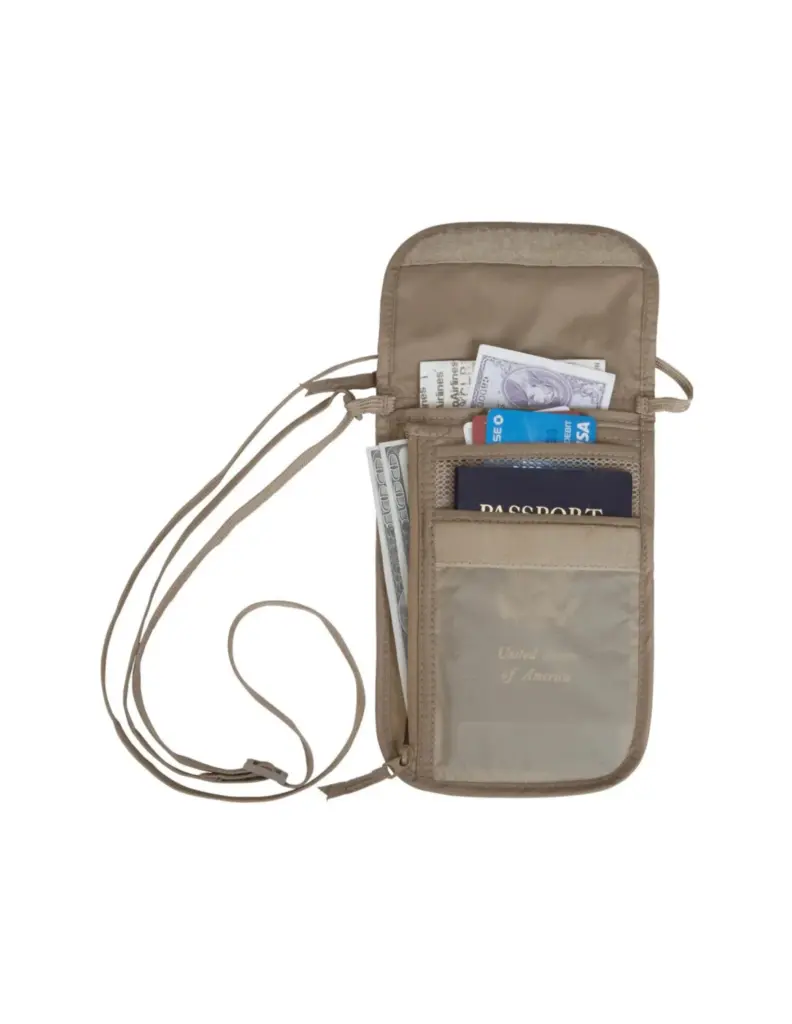 Undercover™ Neck Wallet DLX Creme