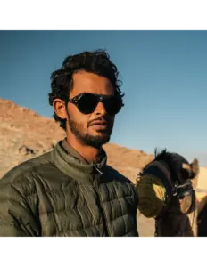Vallon Heron Desert Zonnebril Zwart