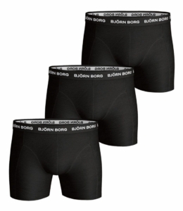 Björn Borg Seasonal Solid Sammy Shorts Zwart