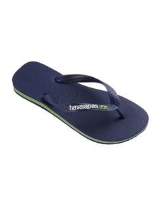 Havaianas Brasil Logo Blauw