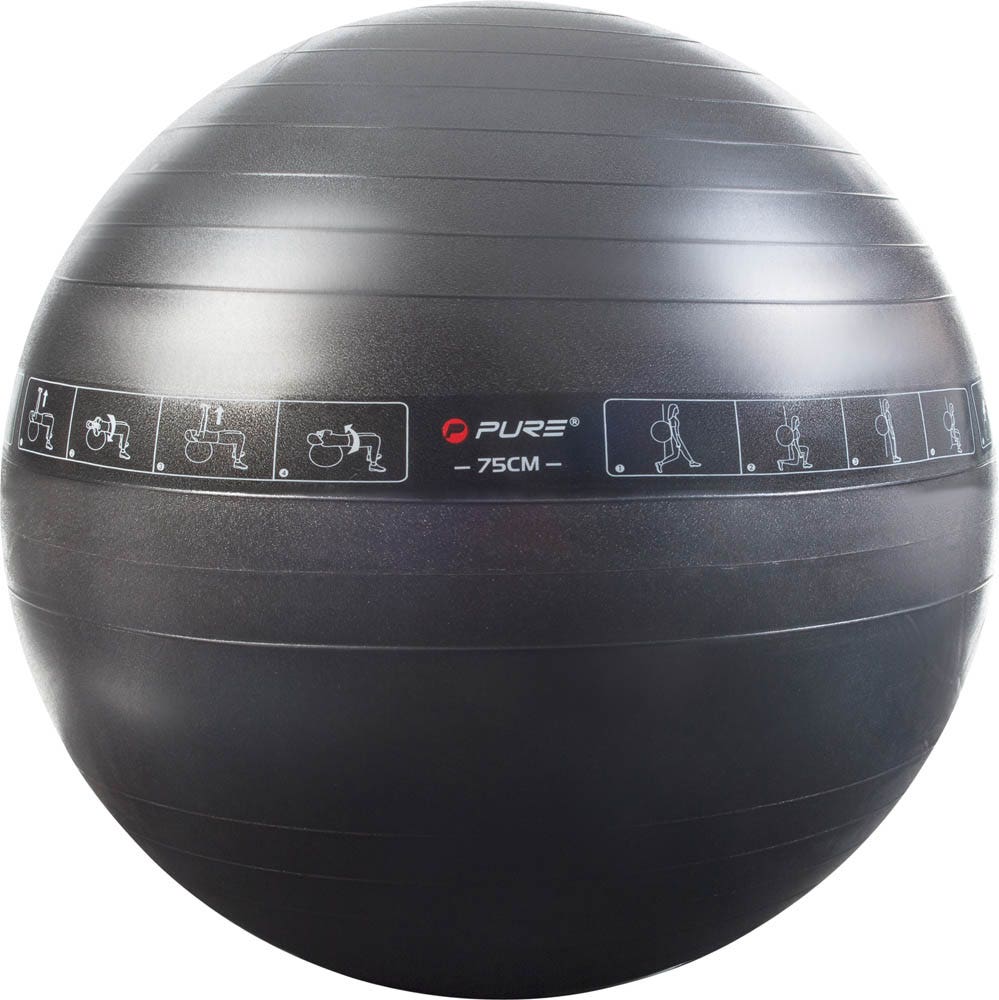 Pure 2 Improve Exercise Ball 75 Cm Zwart