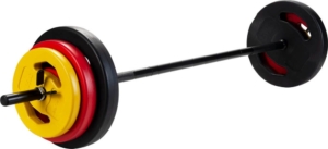 Pure 2 Improve Cement Barbell Set 20 Kg Zwart