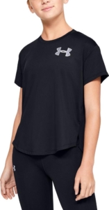 Under Armour Heatgear Armour Short Sleeve Junior Zwart