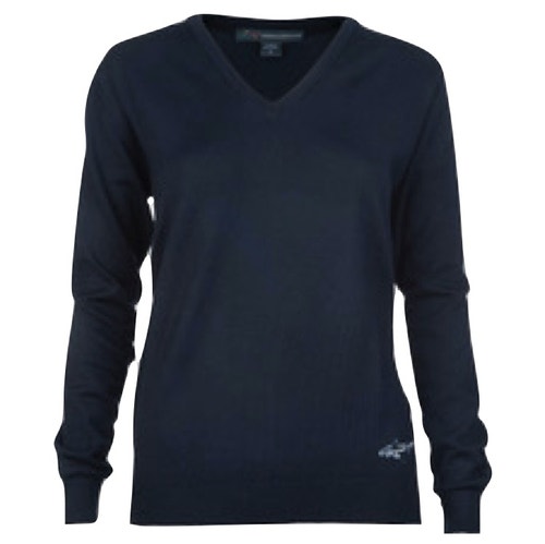 Greg Norman Merino V-neck Sweater Zwart
