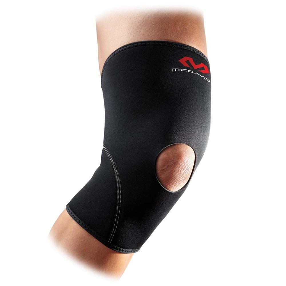 Mcdavid Kniebrace Met Open Patella Zwart