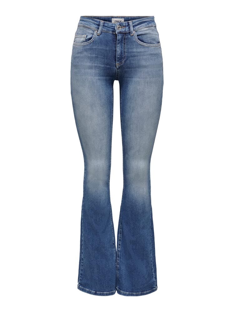 Only Onlblush Life Mid Flared Bb Rea1319 Blauw
