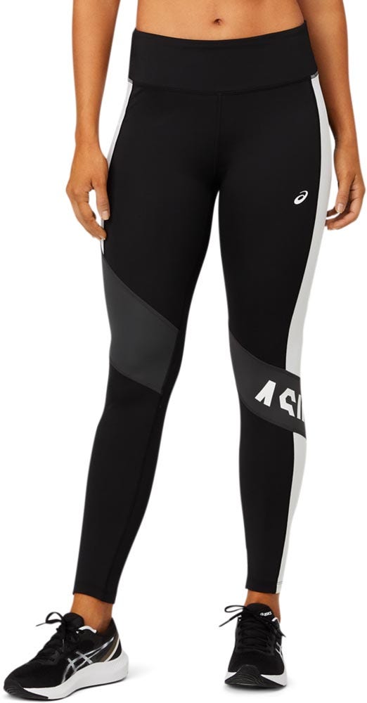 Asics Color Block Tight Zwart