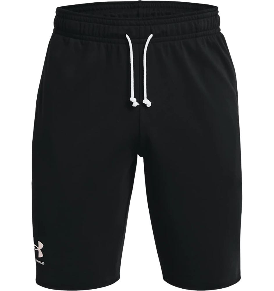 Under Armour Rival Terry Short Zwart