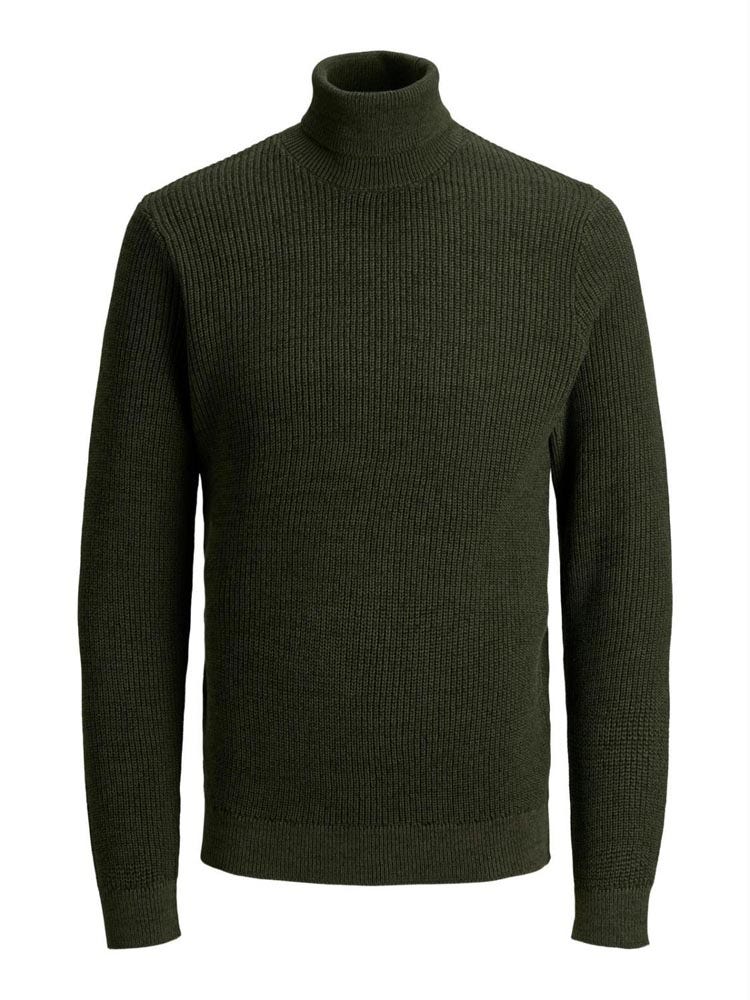 Jack & Jones Power Knit Neck Groen
