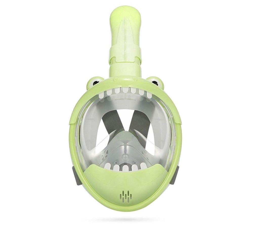 Sea Turtle Full Face Mask Junior Groen