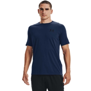 Under Armour Sportstyle Left Chest Short Sleeve Blauw