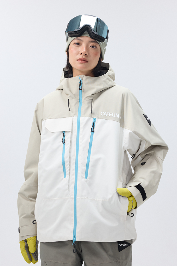 Steelglaze Unisex Snowboard Jacket Beige
