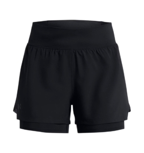 Under Armour Run Elite 2-in-1 Short Zwart