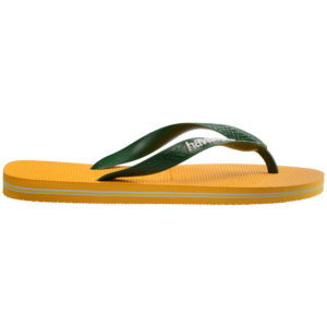 Havaianas Brasil Logo Flip Flops Geel